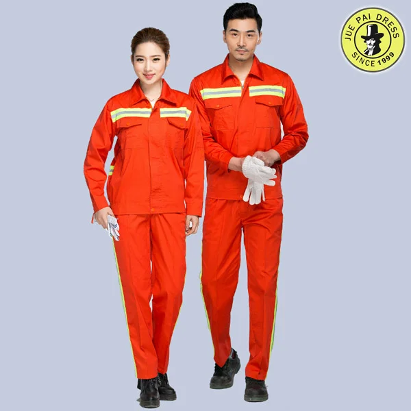 Oem Service Orange Reflective Safety Workwear Engineering Uniform - Buy ...