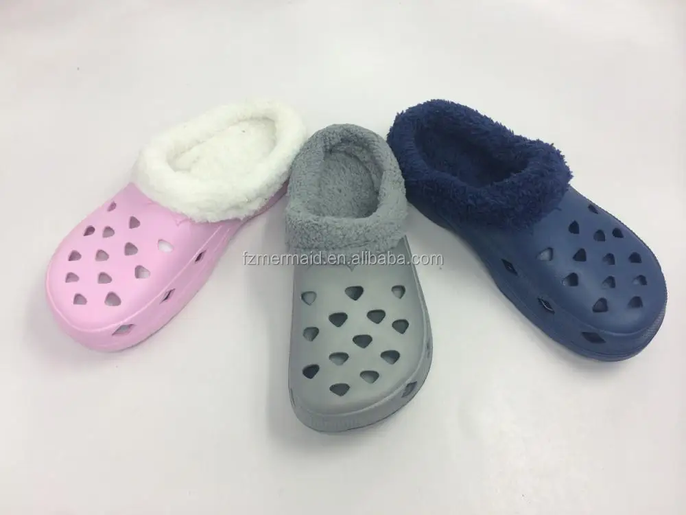 2024 Promotion Best Selling Three Colors Women Slipper Sandals Eva Clogs Fur slippers