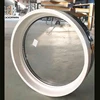 New York project case white wooden aluminum home window design oval window