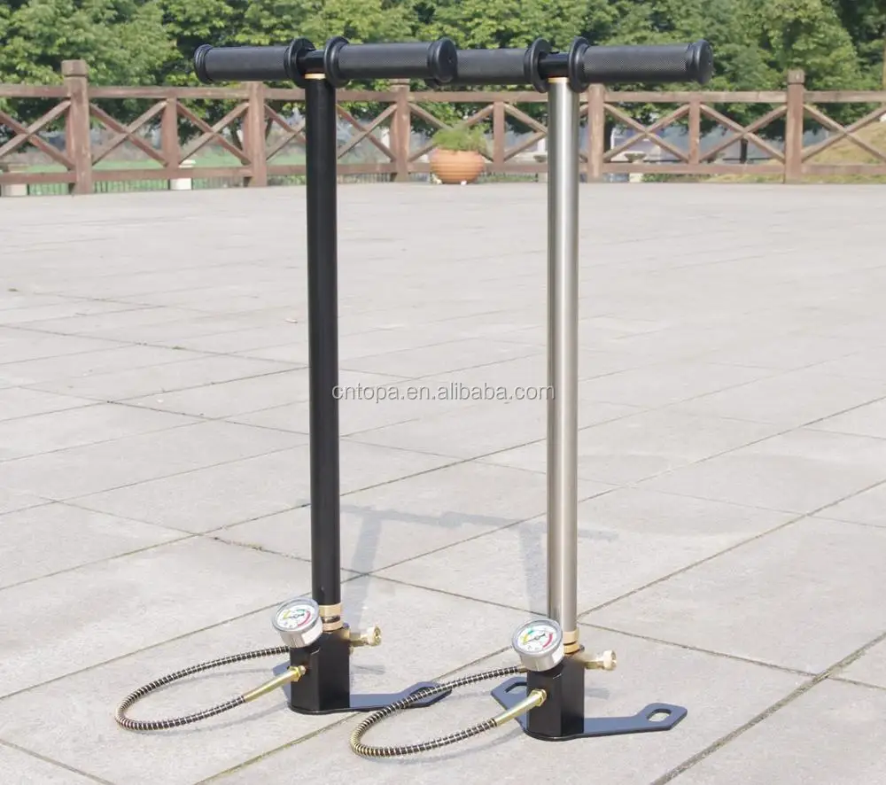 300bar Pcp Air Pump High Pressure Hand Air Pump With Pressure Gauge