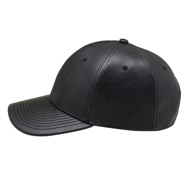Custom Plain Blank Wholesale Strap Leather Brim Baseball Cap Buy
