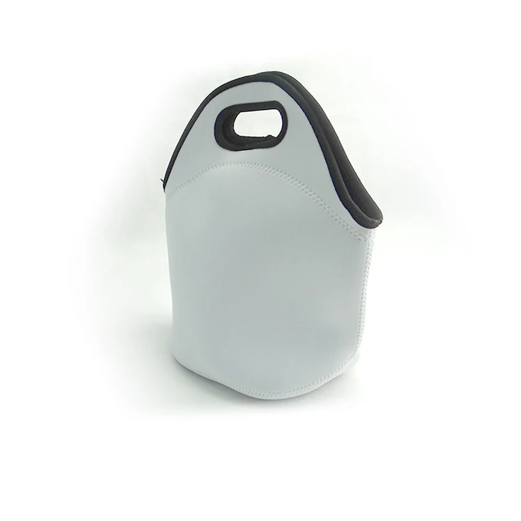 white insulated lunch bag