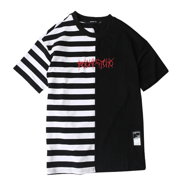 Guangzhou Printed Shirts Designer Shirts Contrast Custom Made Tees