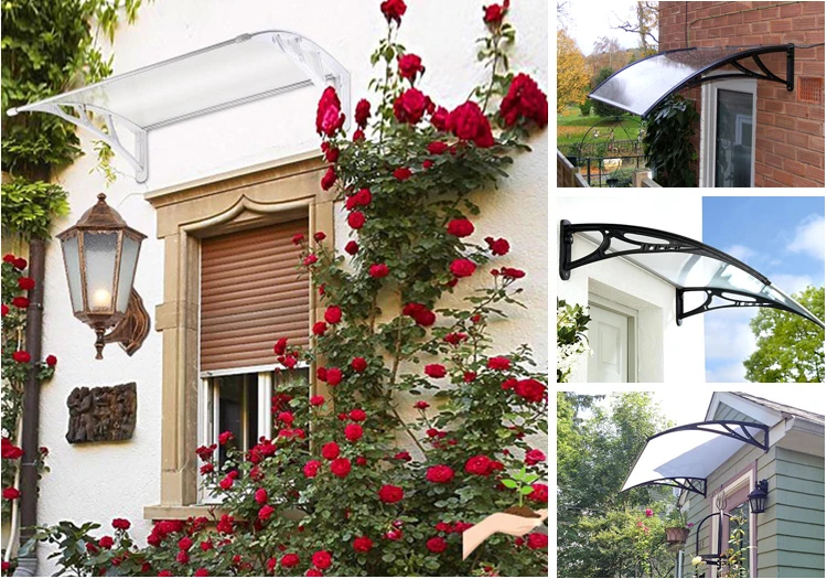 Custom Residential Home Exterior Window Door Shade Aluminum Porch Awnings Canopy