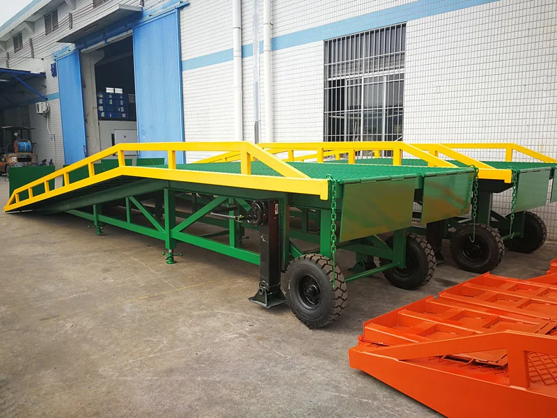 8000kg hot sale warehouse mobile dock ramp/container unloading system