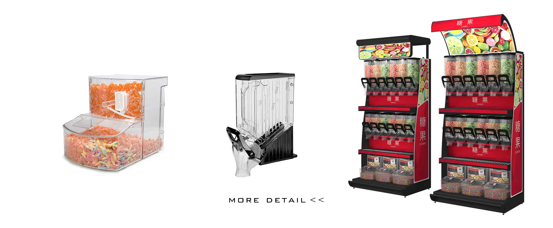 acrylic candy bin