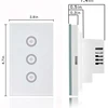 10 years OEM factory custom logo wifi remote control google home amazon alexa echo tuya app 1 2 3gang smart dimmer switch