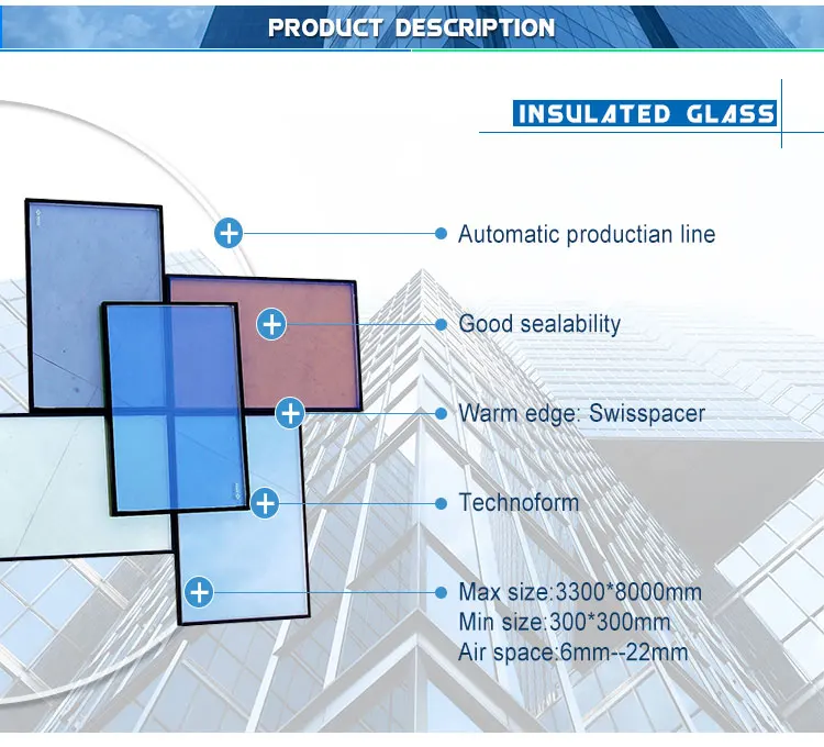 China insulating glass and strengthened hollow glass for windows