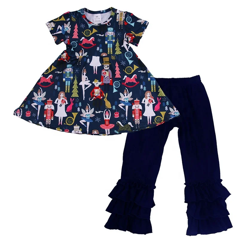 Wholesale Outfits Kids Clothing Cute Girls Boutiquelothes Set For