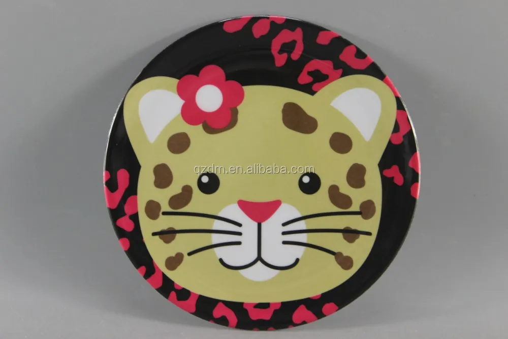 100% Melamine Baby Plate Custom Print kid's Dishes