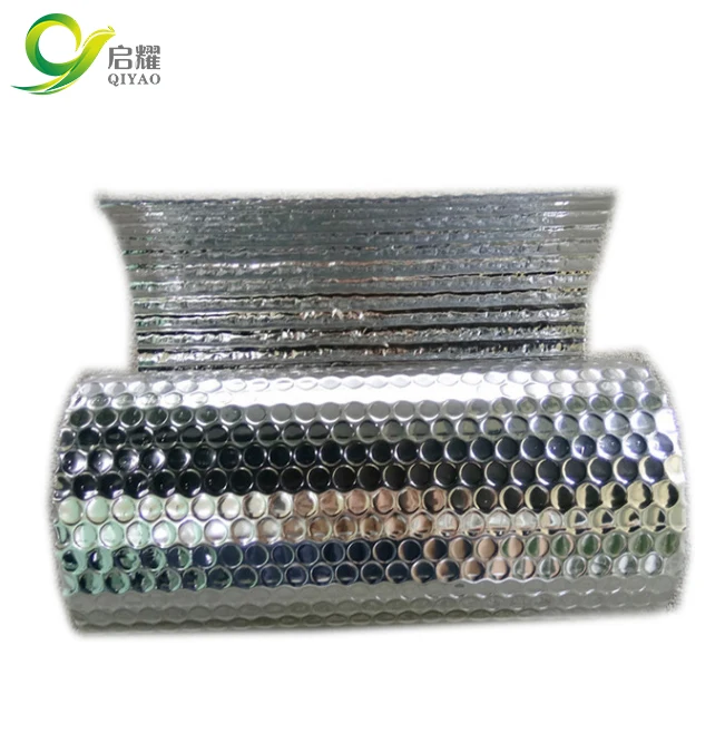 Three Layers Aluminum Foil Bubble Heat Insulation Film And Double Face