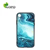 Blanks 2D Sublimation Phone Case with Tempered Glass Insert for iPhone XR