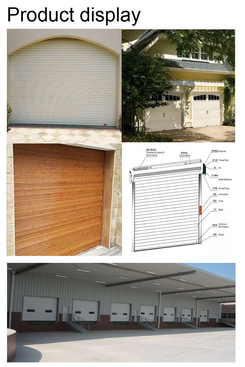 Exterior Automatic Roll Up Garage Doors Buy Automatic Roll Up Garage Doors Energy Efficient Garage Door Aluminum Automatic Roller Garage Door