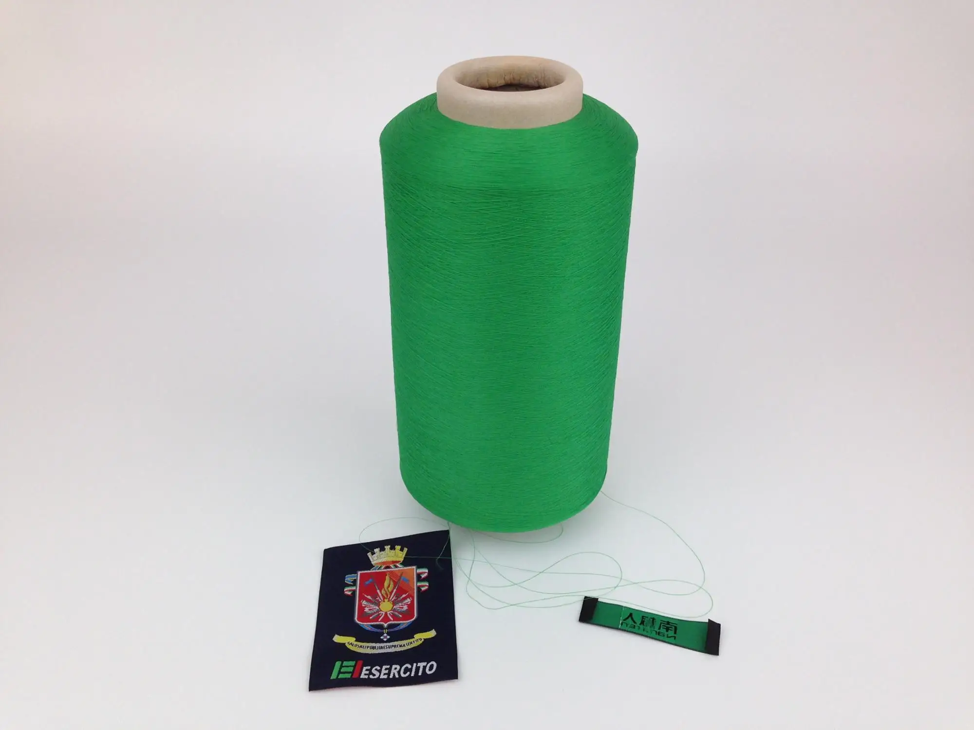 cq chinese suppliers low price sell 100% polyester weft yarn for