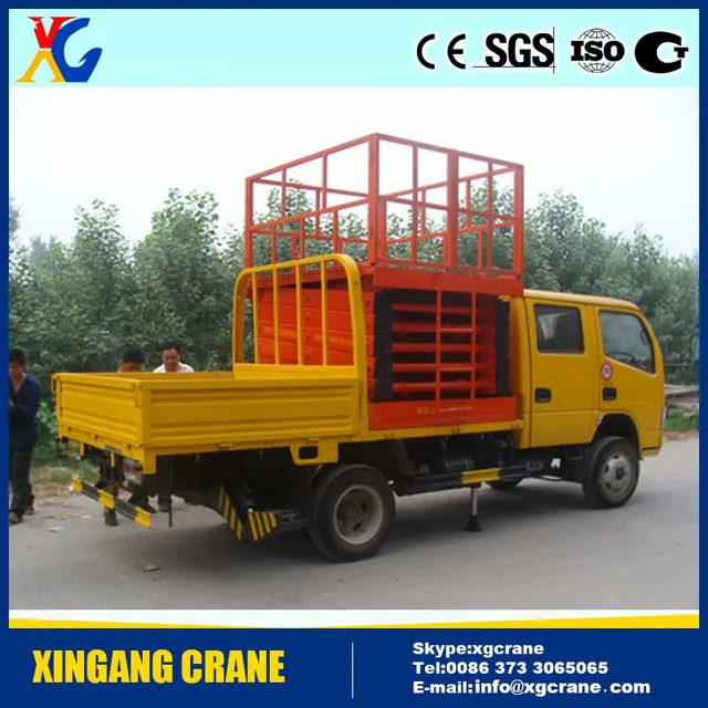 new type carrying aerial working vehicle platform/ scissor