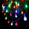 Fairy String Lights Ball Battery Operated Led Garland Christmas Tree Light Chain Bulb Warm White 10 LEDs 1.5M Room Lighting Deco