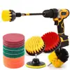 14Piece Drill Brush Attachments Set, Scrub Pads & Sponge, Power Scrubber Brush with Extend Long Attachment