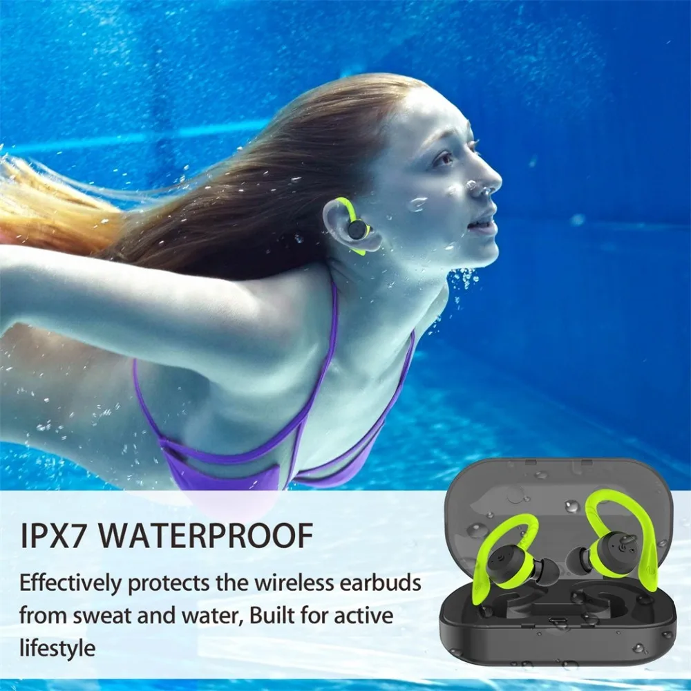 Amazon Best Selling Oreillette Tws Ipx7 Waterproof Sport Headphone