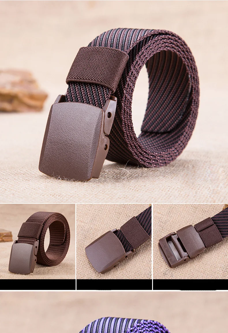 fabric belt black