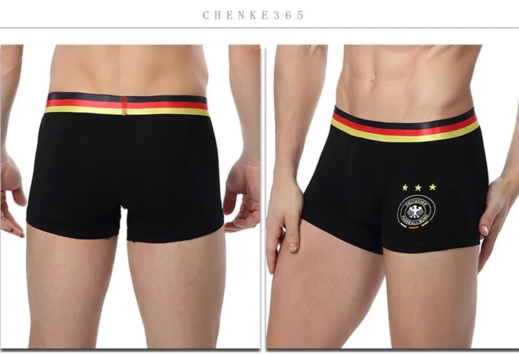 Soccer Male Underwear World Cup Men's Cotton Underwear Flag Board