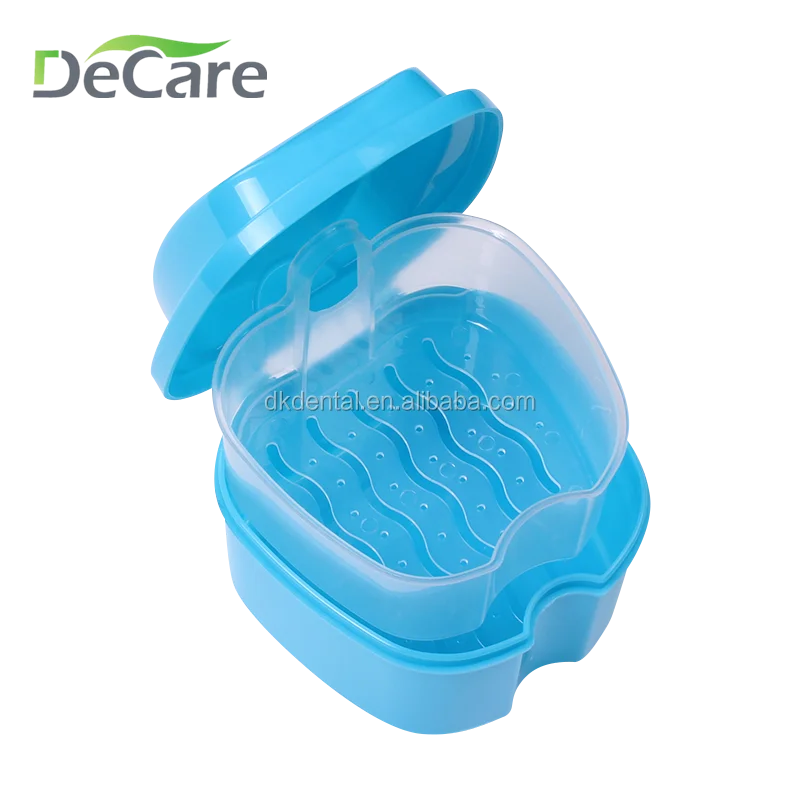 Colorful Plastic Orthodontic Dental Retainer Case / Retainer Box