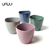 High- end product reactive effect irregular rimmed ceramic cup / glazed coffee mug