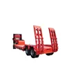 China Lianghong Low Bed Cargo Semi Trailer Excavator Truck For Sale