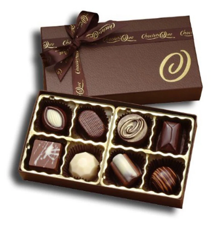 Luxury Presentation Custom Made Eco-Friendly Wholesales Print Paper Chocolate Packaging Gift Box