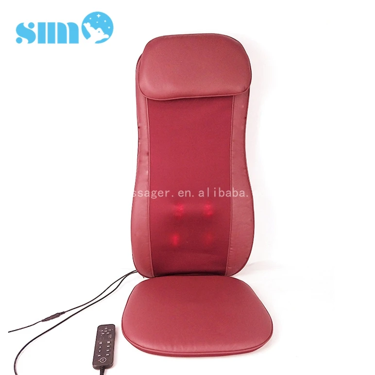 Home Use Electric Vibrating Infrared Heating Shiatsu Office Chair Back