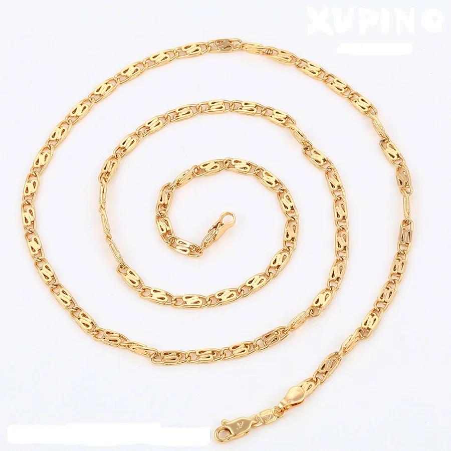 43043 Xuping Jewelry Fashion Chain Necklace With 18k Gold Plated - Buy ...