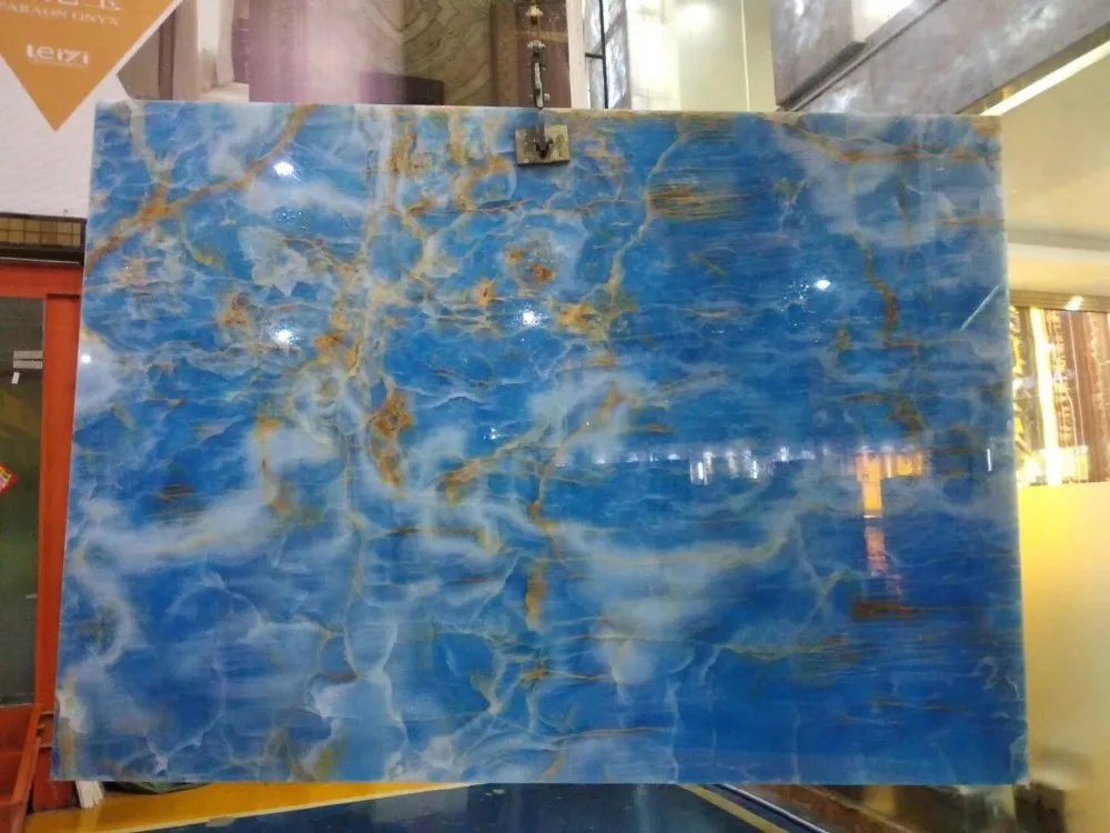 Blue Onyx Marble Tiles Buy Blue Onyx Onyx Stone Slabs Blue Onyx Stone Product On Alibaba Com