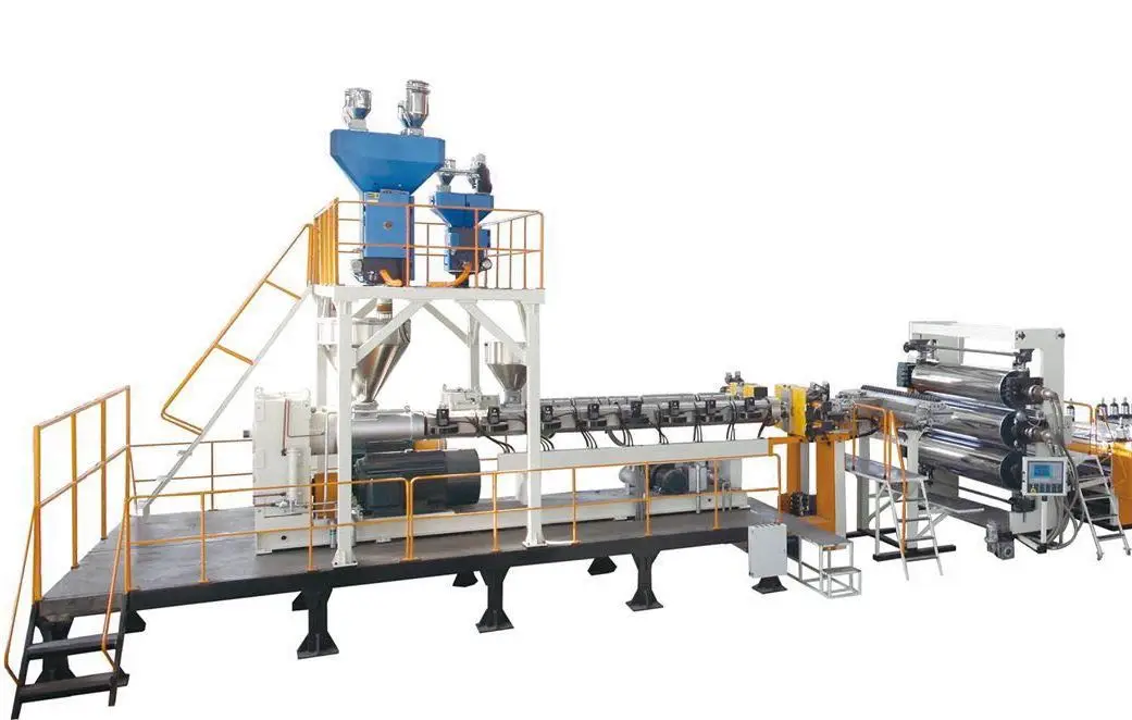 Spc Flooring Extruder Line Spc Flooring Production Line Pvc Spc Floor
