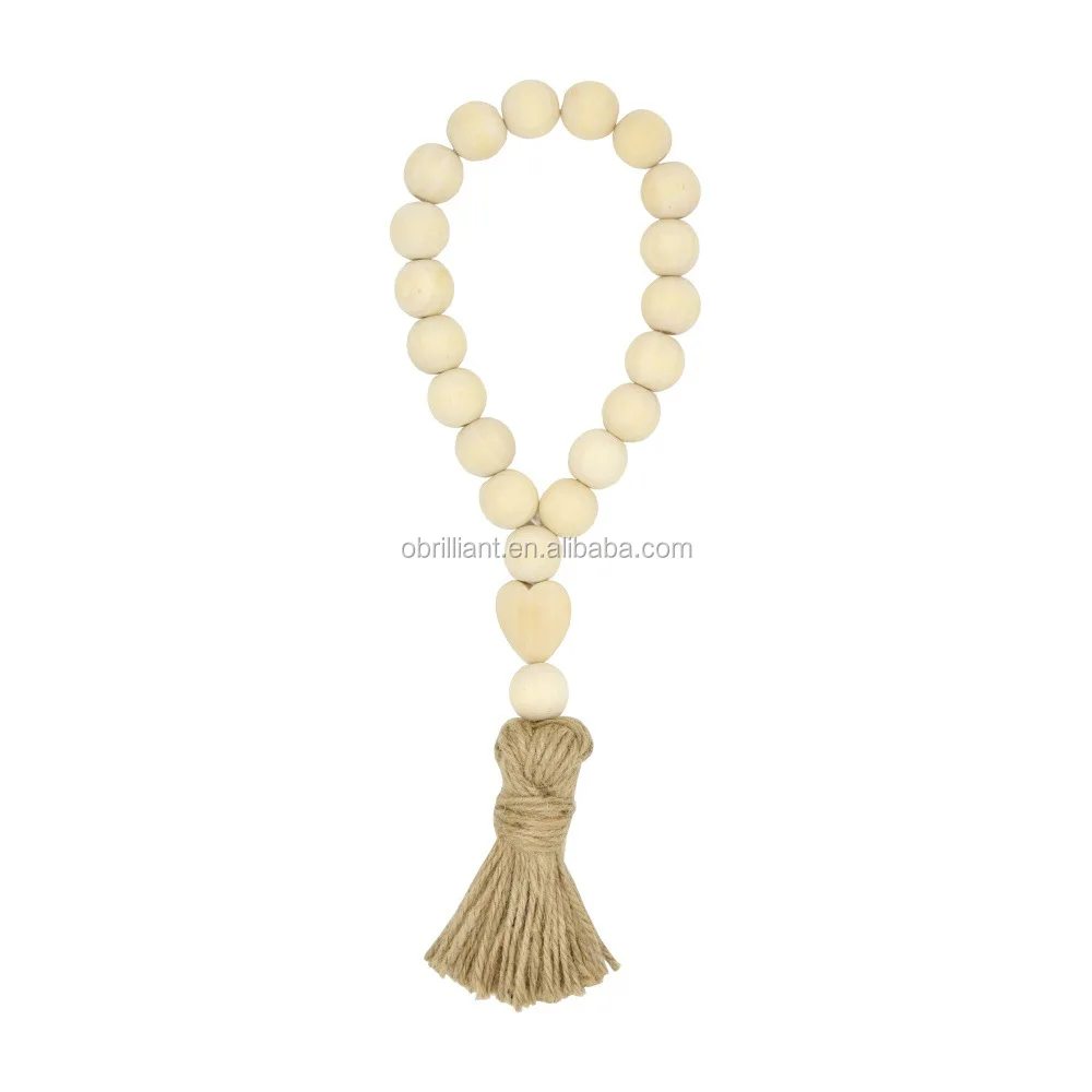 Boho Tassel Garland Long 50 Rustic Bead Tassel Garland