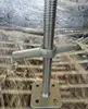 Adjustable Leveling Galvanized Screw Jack with Base Plate