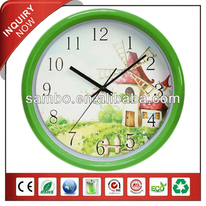 Cartoon Wall Clock Pictures For Wall Decor 1433708828