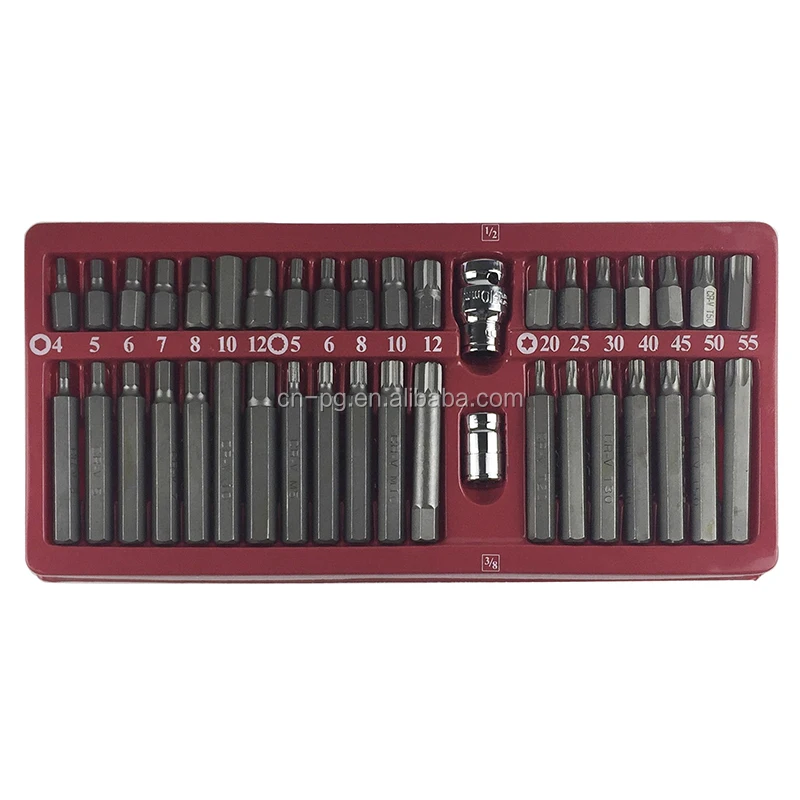 Set Of 40pcs Star Screwdrivers Inner Hexagonal Spanner Bits Auto Repair