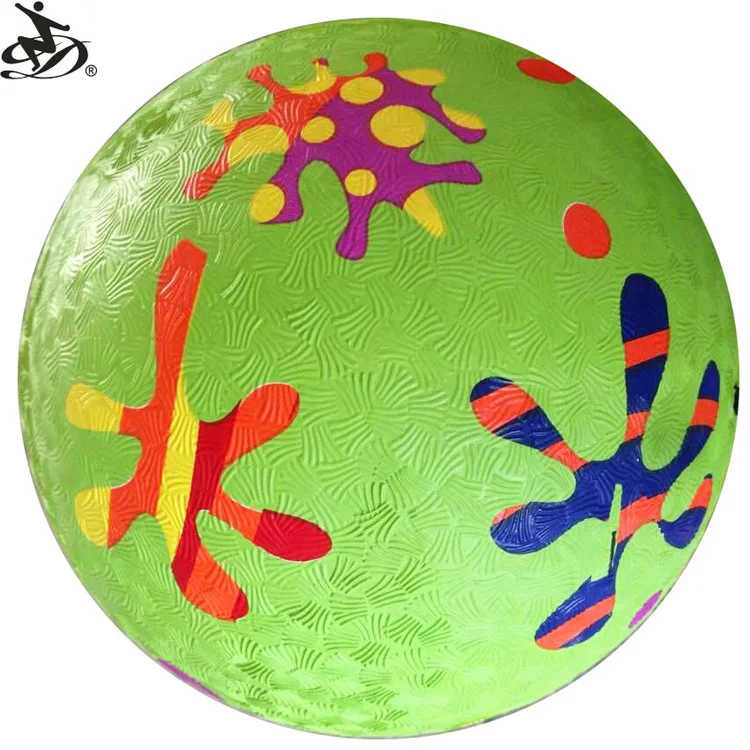 Soft Durable Bouncy Rubber Playground Ball Custom Printed Buy