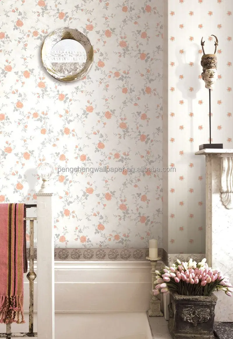 Orange Indah Bunga Mawar Wallpaper Untuk Kamar Tidur Dinding Buy