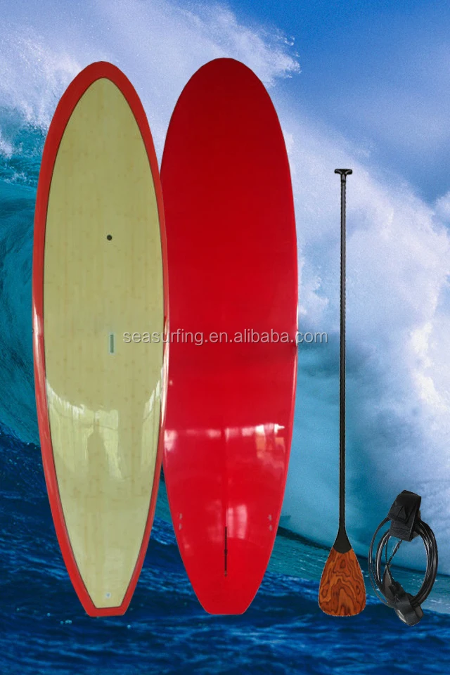 Hot!!!! Wooden Veneer Epoxy Resin Fiberglass Sup Paddle Board /sup