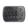 Black reflector lens 5*7 LED Head Driving Light, H4 Plug Truck Tractor Auto 7 Inch Square 45W LED Work Light