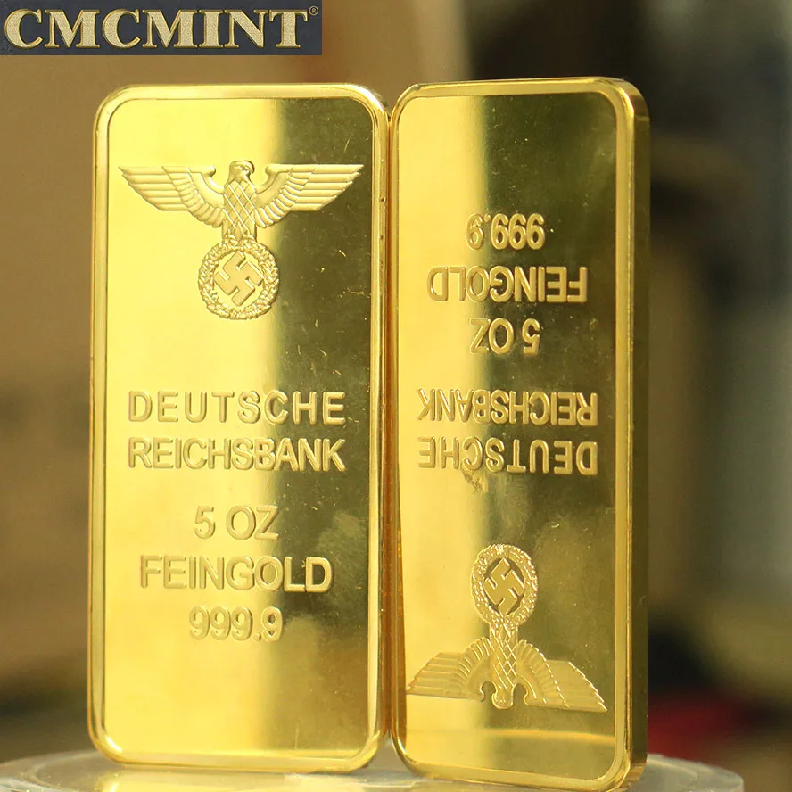 2018 Hot New Products Tungsten Gold Plated Bars Coin For Souvenir Eagle