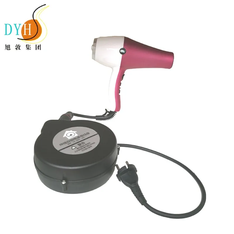 4.4m 13a Power Cable Retractable Extension Cord Reel For Hair Dryer In