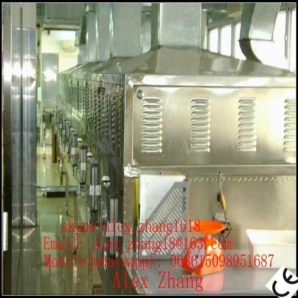 Continuous microwave nuts dryer/Beans drying machine/Grain Microwave Dryer