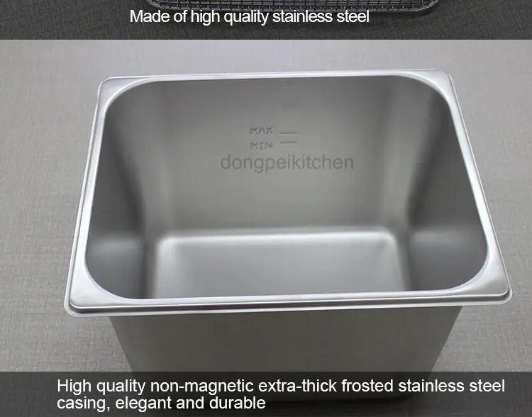 Commercial Restaurant Equipment Countertop Gas Chips Fryer/ Gas Deep