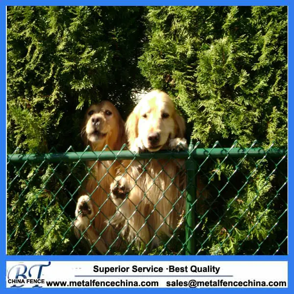 High tensile security Chain Wire Black PVC Coated 1.5 High tensile security chain link fence made in china