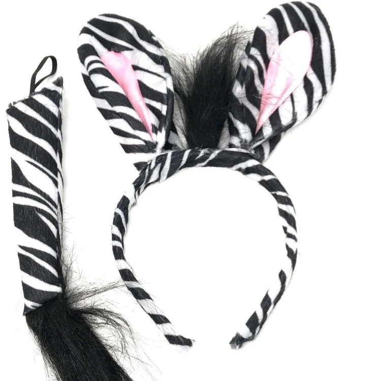 Fox Headband Set Tail Ears Fancy Dress Costume World Book Day Dress Up Accessory