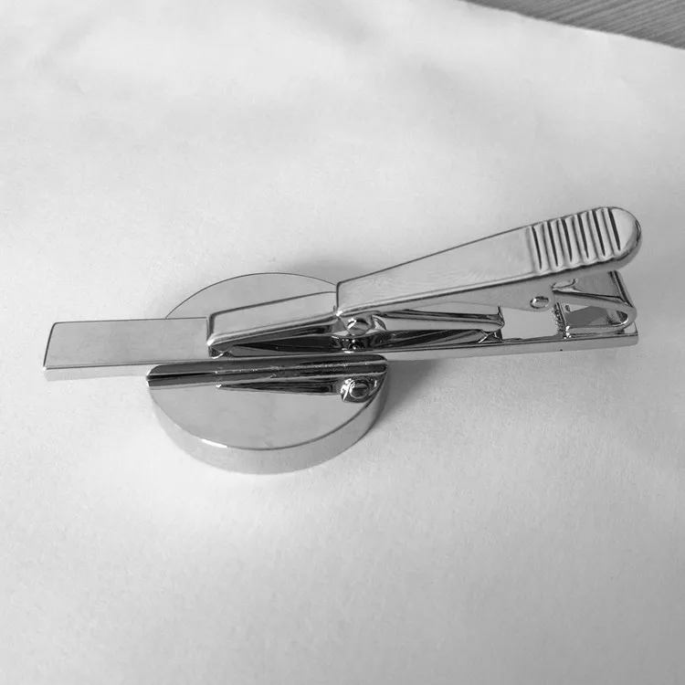 Custom DIY jewelry coin holder metal blank tie clip.jpg