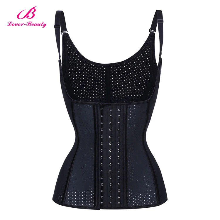 Slimming Tummy Black Plus Size Mesh Latex Vest Ladies Shapewear Online
