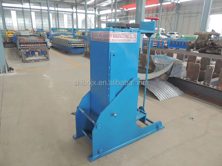 Tooth shape corrugated sheet bending curving machine in China .jpg