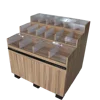 custom retail store wooden candy display rack/candy store display/shelf rack for candy